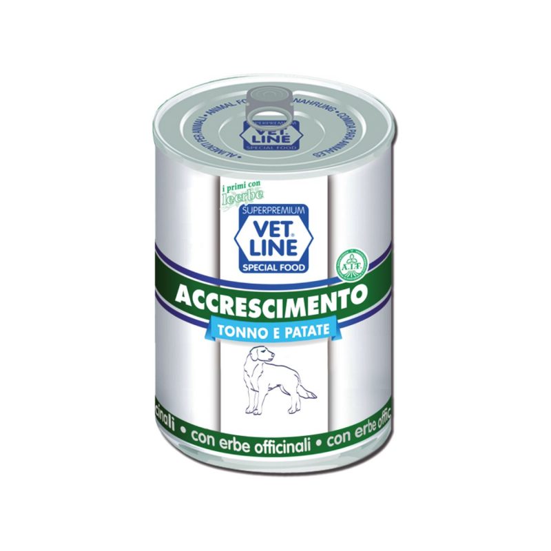 Vet Line - Accrescimento al Tonno E PATATE da 400g