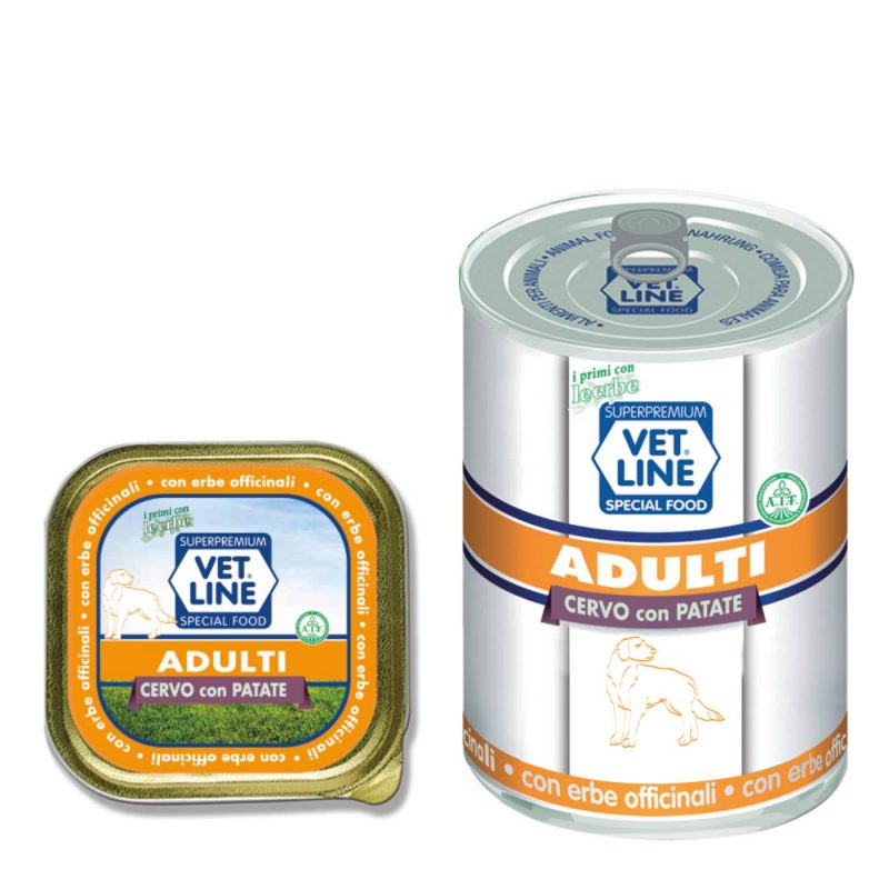 Vet Line - Adulti Cervo E PATATE da 400g