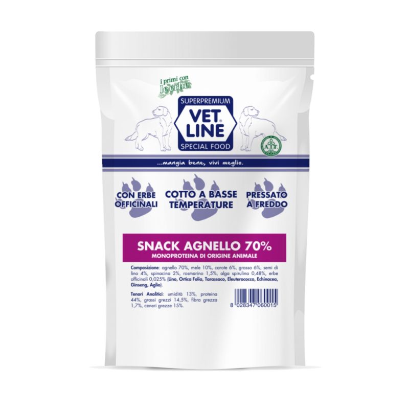 Vet Line Snack Agnello 80g