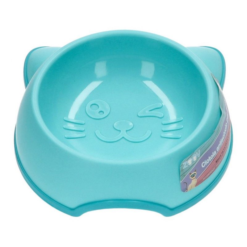 CIOTOLA IN PLASTICA 200 ML. ROSA PER GATTI - immagine 2