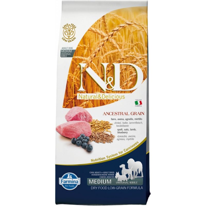 Farmina N&D ANCESTRAL GRAIN Agnello e Mirtillo
