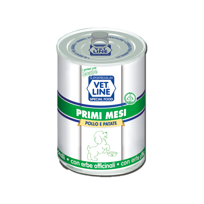 Vet Line Primi Mesi Pollo e Patate 400g