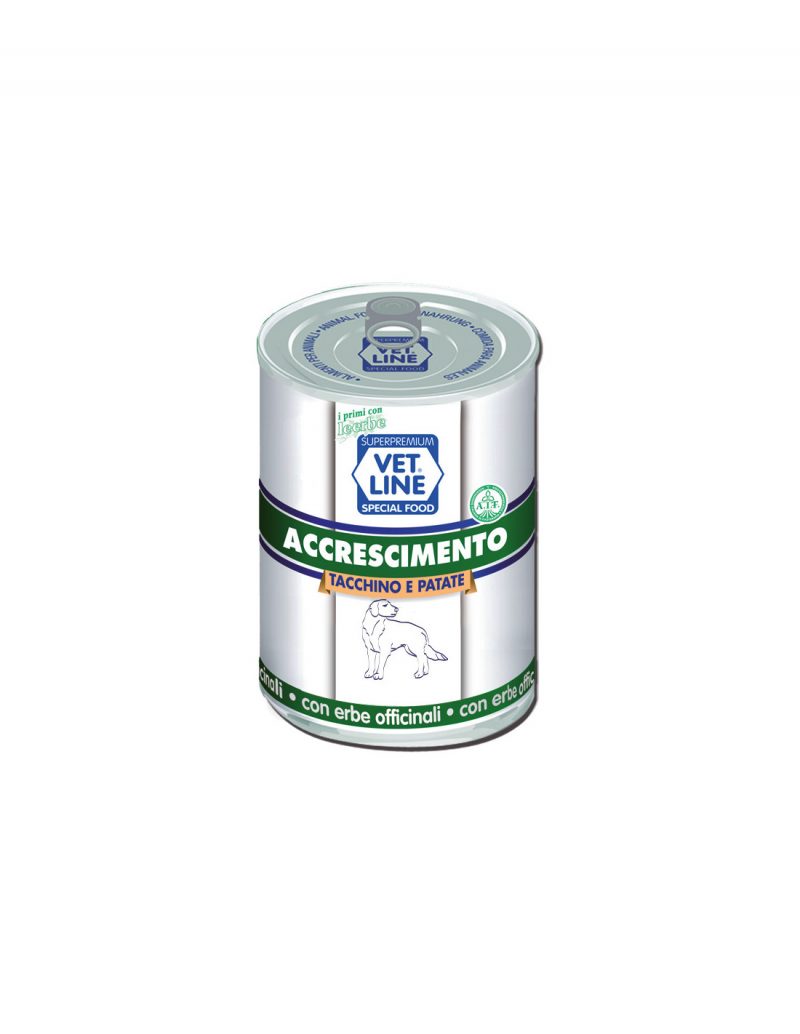 Vet Line - Accrescimento al TACCHINO E PATATE da 400g