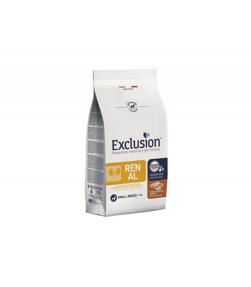 Exclusion Diet Formula Renal Maiale E Riso Small Breed 2 Kg
