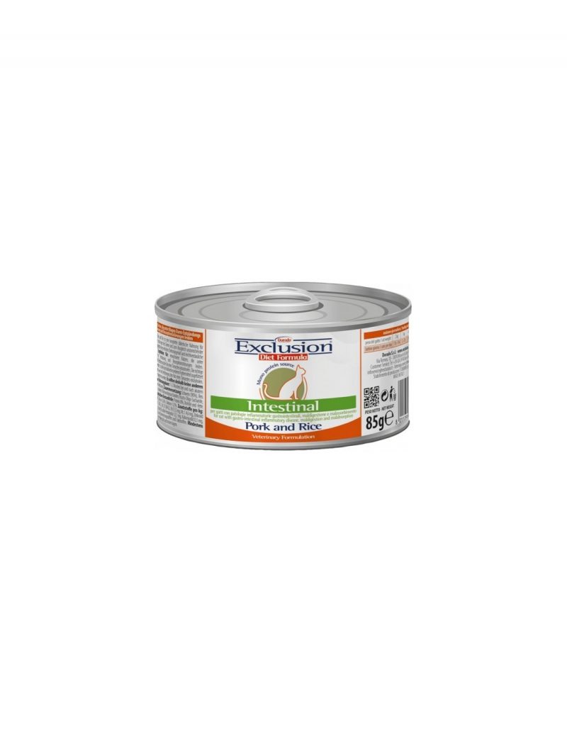 EXCLUSION INTESTINAL Gatto Maiale e Riso 85gr