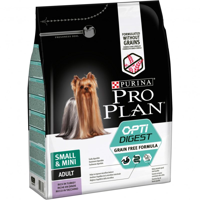 Purina Pro Plan Small Adult Digestion Tacchino GRAIN FREE
