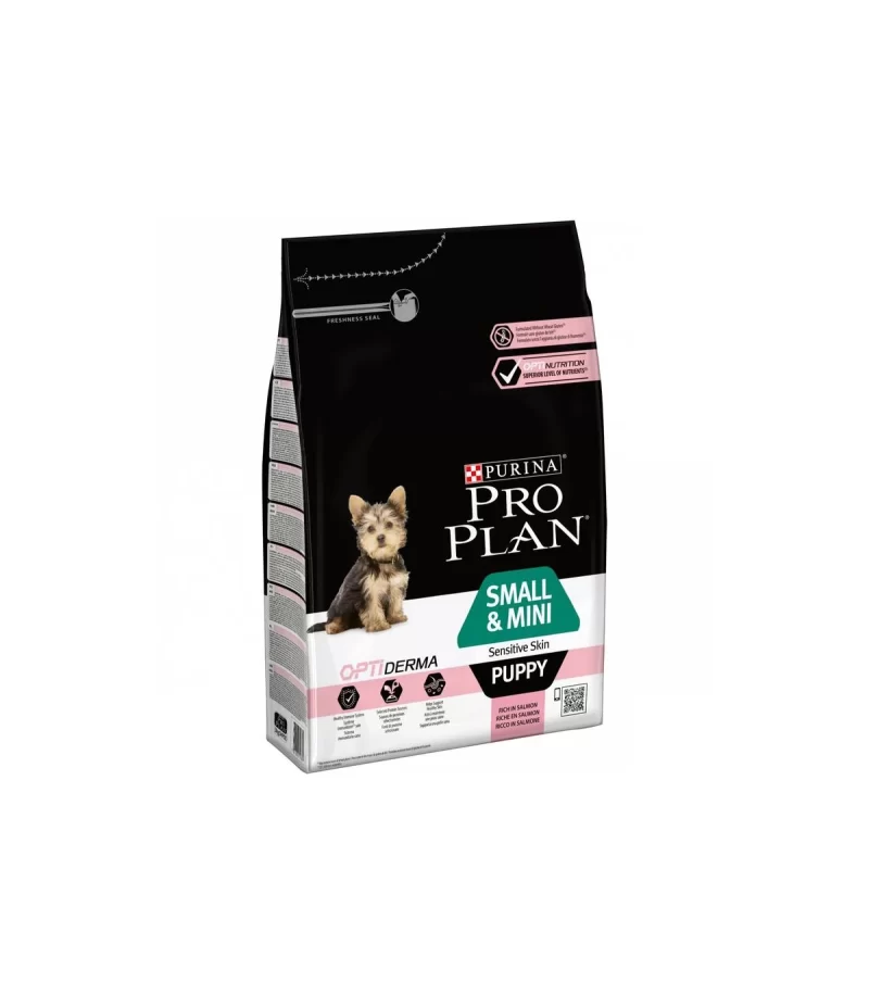 Purina Proplan Puppy Small E Mini Sensitive Skin Optiderma 3 Kg