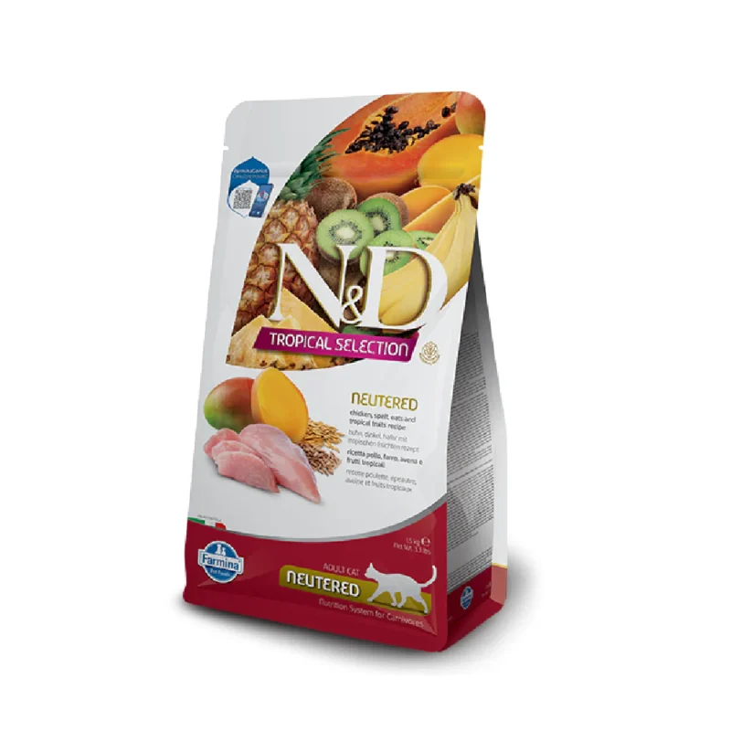 N&D Tropical Selection Pollo E Frutti Tropicali Gatto Sterilizzato 1,5kg
